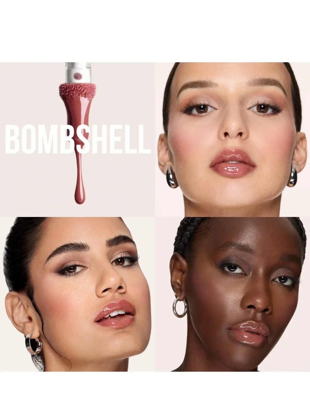HUDA BEAUTY Faux Filter Lip Gloss “Bombshell”
